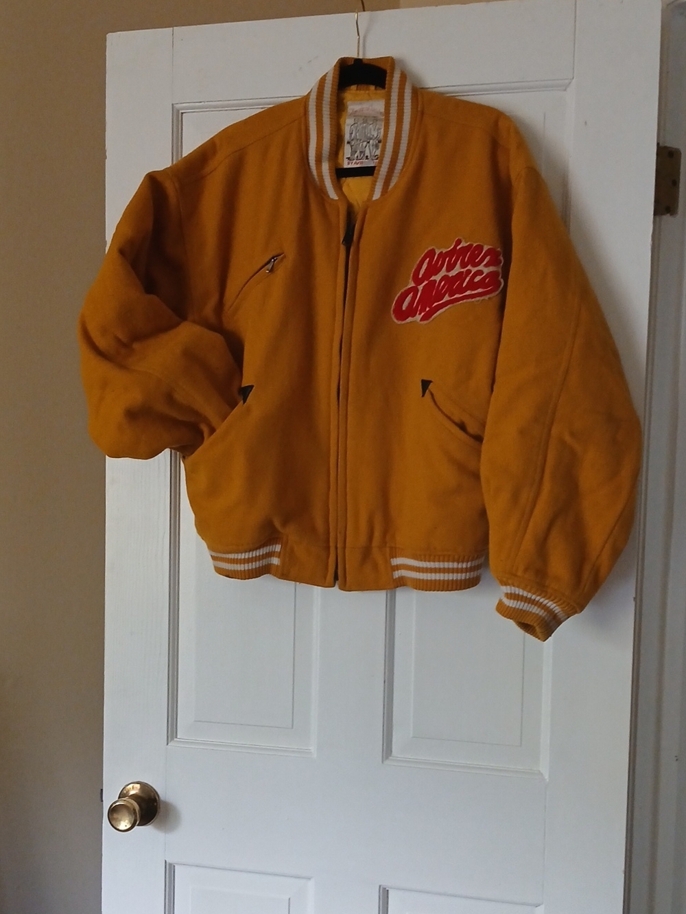 Vintage 1986 Avirex "Flying Team" Wool Varsity Jacket - Size S - 627 Bway NYC